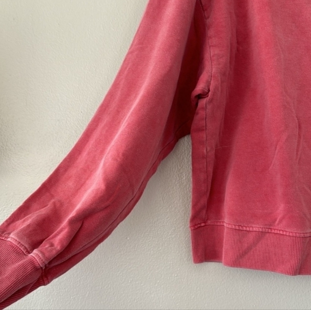 Madewell Rivet & Thread HTF Sweatshirt Garnet Cotton Relaxed Fit XXS Made In USA - Picture 8 of 13